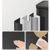 Odpadkový koš SONGMICS LTB540B4002 - 40 litrů, ocel, nášlapný pedál, soft close | černý
