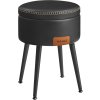 Taburet s úložným prostorem VASAGLE LOM005B01 - 38x45,5 cm | černý