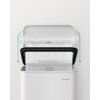 Odpadkový koš SONGMICS LTB540W4002 - 40 litrů, ocel, nášlapný pedál, soft close | bílý