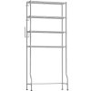Koupelnový regál nad toaletu/pračku VASAGLE BTS023G01 - 176x83x30 cm | stříbrný