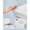 Dětská skříň / komoda Loppa s pojízdnými boxy -  60x102x30 cm | bílá