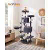 Škrabadlo pro kočky / strom FEANDREA PCT165W01 - 168 cm vysoké | šedé