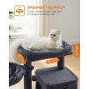 Škrabadlo pro kočky / strom FEANDREA PCT51G - 96 cm | kouřově šedé