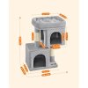 Škrabadlo pro kočky / strom FEANDREA PCT611W01 - 67 cm | šedé