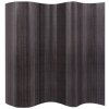 Paraván bambusový šedý 250x195 cm