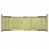 Zahradní brána 2křídlá - FSC dřevo | 300x100 cm