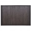 Bambusová koupelnová předložka - tmavě hnědá | 60x90 cm