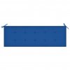 Poduška na zahradní lavici - královsky modrá - textil | 150x50x4 cm