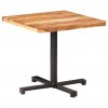 Bistro stůl Dansey - čtvercový - masivní akáciové dřevo | 80x80x75 cm