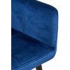 Jídelní židle Emia - samet | modrá