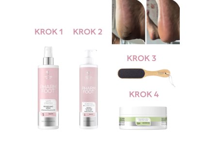 popraskané paty krok po kroku