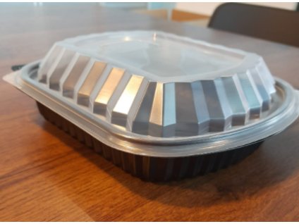 1112 menu misa cierna ovalna 1300ml viecko 250ks