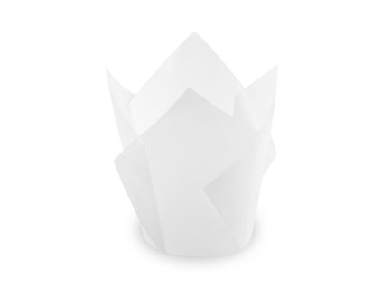 1358 cukrarenske kosicky tulip biele 5 x 8 5 cm 16 x 16 cm 100 ks