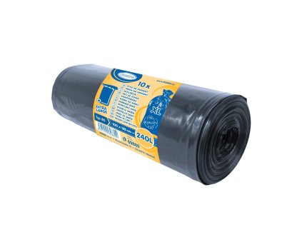 1529 vrecia na odpadky cierne 100x125cm 240 l typ 80 10 ks