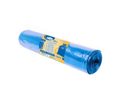 1541 vrecia na odpadky modre 70x110cm 120 l 40 mikronov 25 ks