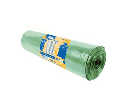 1556 vrecia na odpadky zelene 70x110cm 120 l typ 60 25 ks