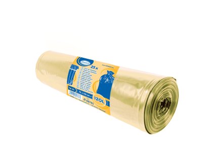 1559 vrecia na odpadky zlte 70x110cm 120 l typ 60 25 ks