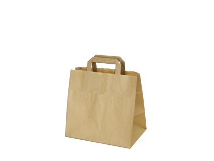 1916 papierove tasky 26 17 x 25 cm hnede 50 ks