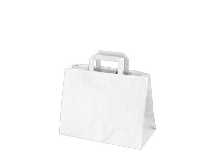 1925 papierove tasky 32 22 x 28 cm biele 50 ks