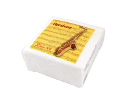 2156 servitky biele 1vrst symfony linia 33x33cm 70ks