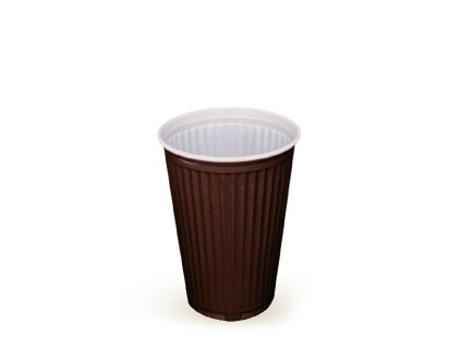 251 automatovy termo poharik hnedo biely 0 18 l 100 ks