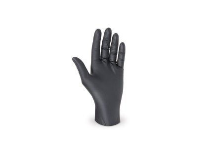 2726 rukavice nitrilove cierne nepudrovane velkost s 100 ks