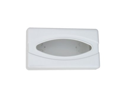 2963 plastovy zasobnik kozmetickych vreckoviek rukavic biely 1 ks