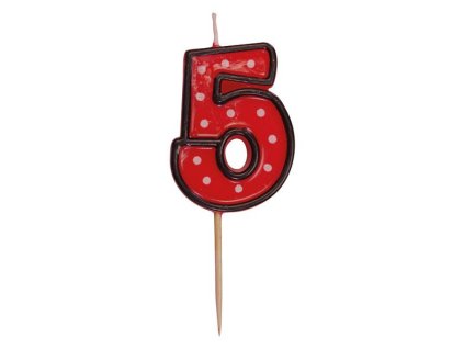 3893 cislova sviecka na spajdli 5 50 mm 1 ks