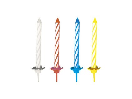 3944 narodeninove sviecky so stojancekom 60 mm 24 ks