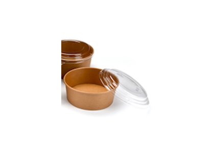 410 miska papierova okruhla hneda 1090 ml 50 ks bez viecka