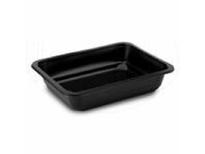 4136 menu misa pp zatavovacia nedelena 227x178x50mm cierna 80 ks