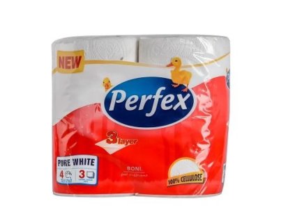 6529 toaletny papier perfex pure white 3vrst 4 ks