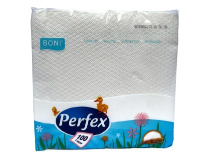 Perfex servítky 33x33 1vrst 100ks