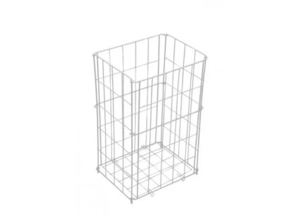 716 skladaci droteny odpadkovy kos biely 50l