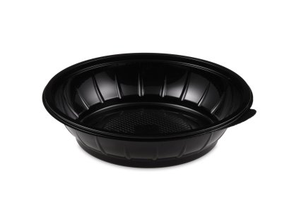 932 salatova miska cierna 1000 ml pet 50 ks