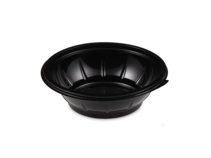 935 salatova miska cierna 600 ml pet 50 ks