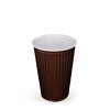 251 automatovy termo poharik hnedo biely 0 18 l 100 ks