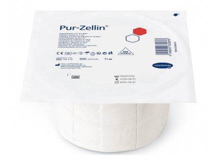 Hartmann Pur-Zellin savý čtvereček z buničité vaty v roli