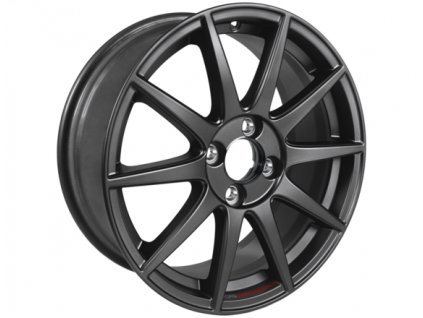 Performance Wheel 17" Lightweight Forged Wheel with Ford Performance Logo, 10-Spoke Design in Magnetite Matt Finish (Genuine)
