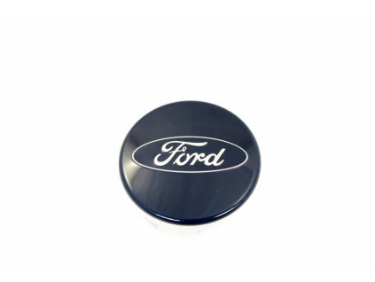Wheel center cap in blue with Ford logo