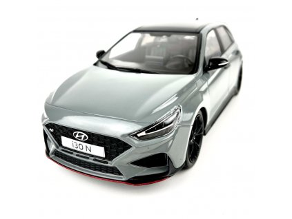 hyundai modellauto i30n facelift shadow gray 118