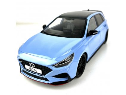 hyundai modellauto i30n facelift performance blue 118