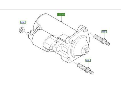 4770 starter ford focus mk2 st rs original