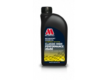 Classic High Performance 20w50 (1L) - plně syntetický motorový olej pro klasické sportovní vozy , ZDDP