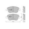 2244 1 ford performance sada prednich brzdovych desticek strada 122 original