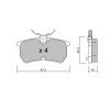 2262 1 ford performance sada zadnich brzdovych desticek strada 122 original