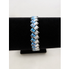 Miyuki náramek BlueTILA – ručně šitý