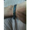 Miyuki náramek TURQUOISE TILA – ručně šitý