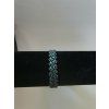 Miyuki náramek TURQUOISE TILA – ručně šitý