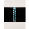 Miyuki náramek TURQUOISE TILA – ručně šitý